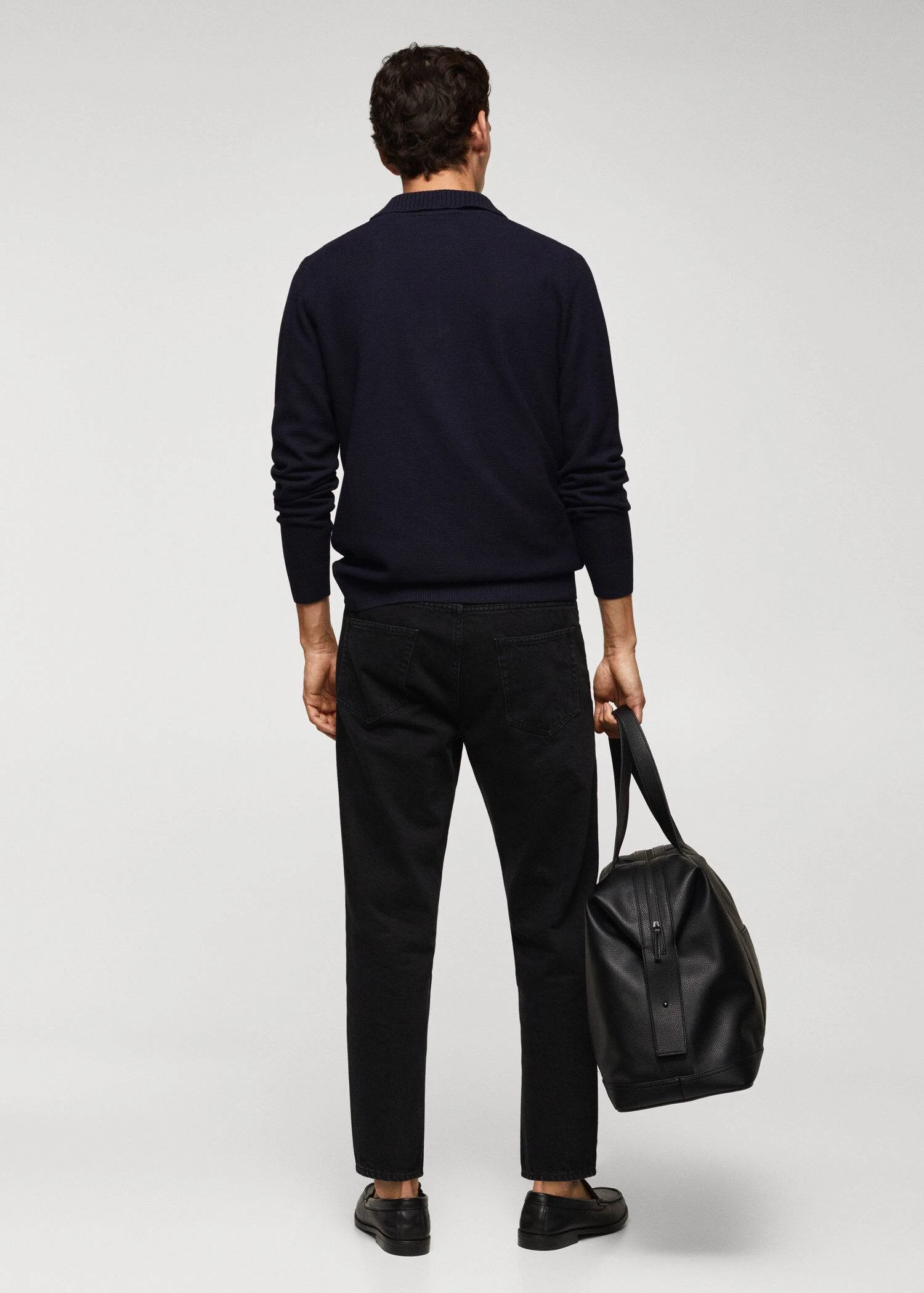 Polo Maille Fine Structuré 5 Polo Maille Fine Structuré – Image 3