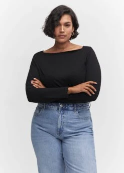 T-shirt Col Bateau Coton -Vêtements Pascher 57074401 99 D5