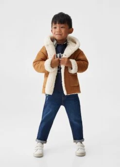 Manteau Suédine En Imitation Mouton -Vêtements Pascher 57074402 09 99999999 01