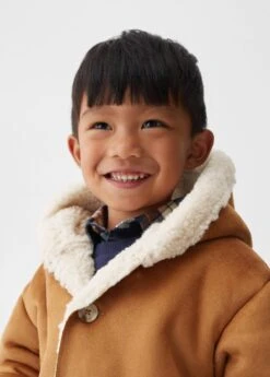 Manteau Suédine En Imitation Mouton -Vêtements Pascher 57074402 09 D1