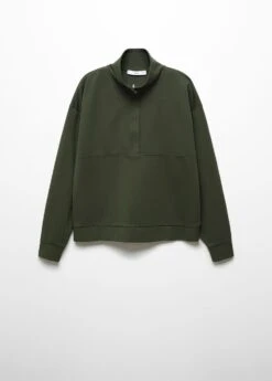 Sweat-shirt Col Montant Zip 22 Sweat-shirt Col Montant Zip -Vêtements Pascher 57074407 37 B