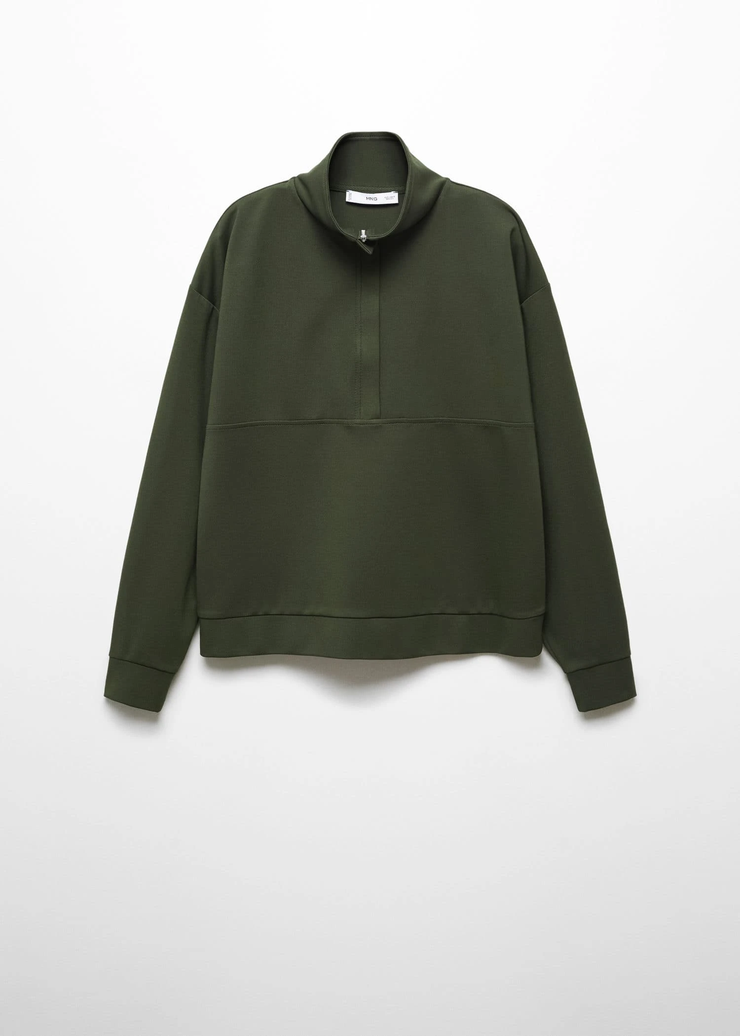 Sweat-shirt Col Montant Zip 9 Sweat-shirt Col Montant Zip – Image 7