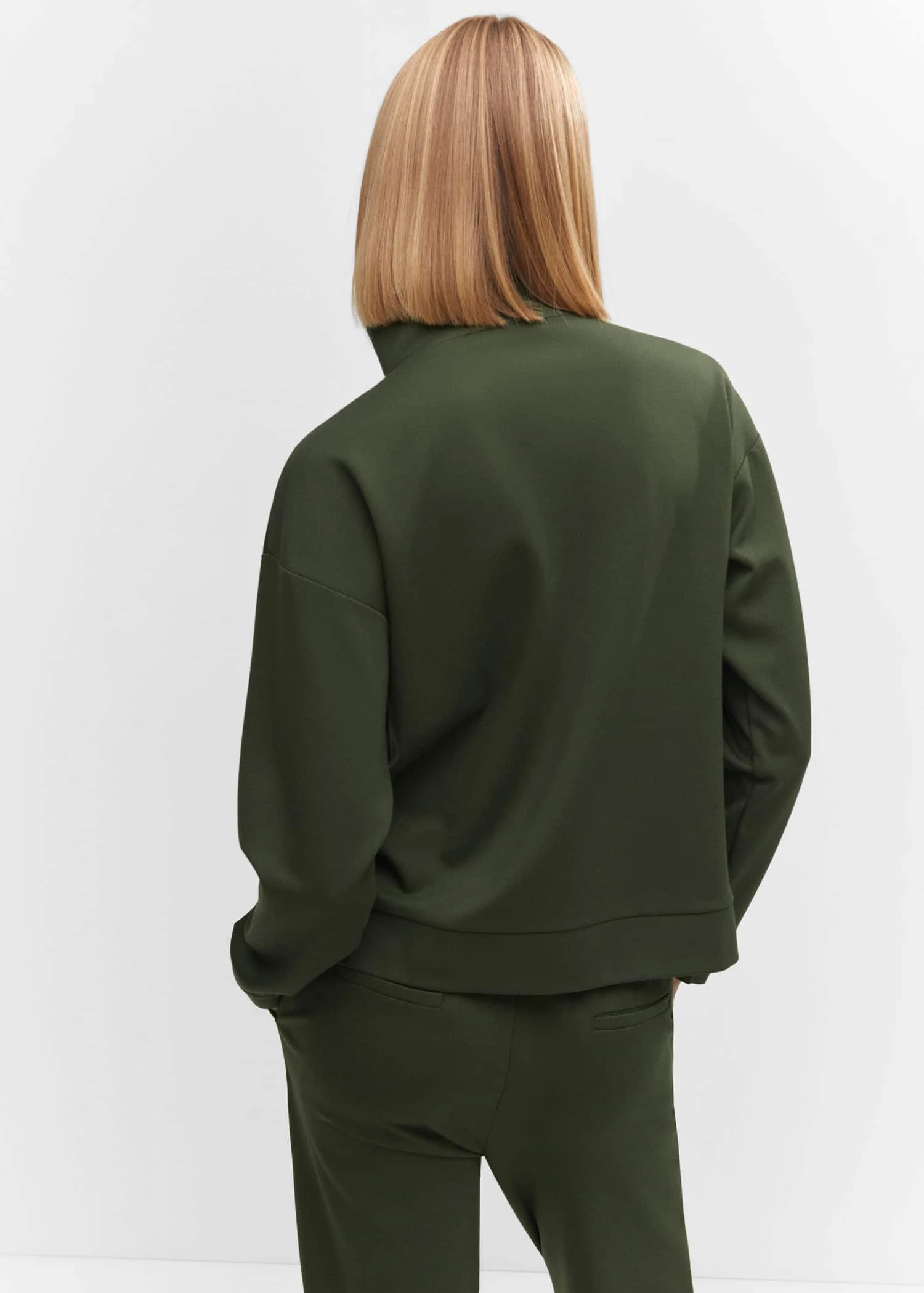 Sweat-shirt Col Montant Zip 5 Sweat-shirt Col Montant Zip – Image 3