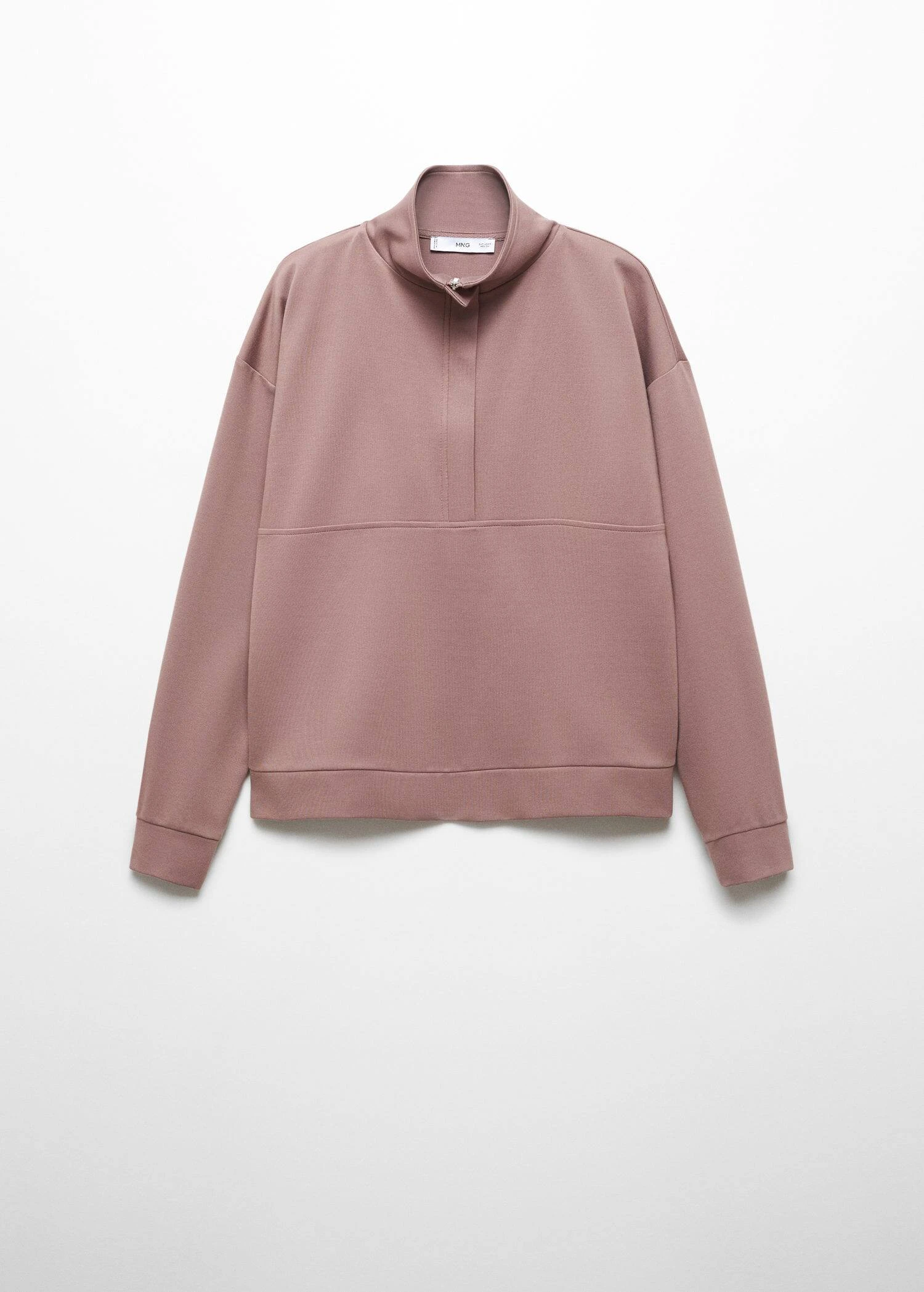 Sweat-shirt Col Montant Zip 16 Sweat-shirt Col Montant Zip – Image 14