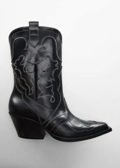 Bottines Cow-boy Cuir Surpiqûres -Vêtements Pascher 57074431 99 D5