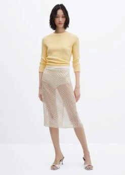 Jupe Pois Semi-transparente -Vêtements Pascher 57074433 05 99999999 01