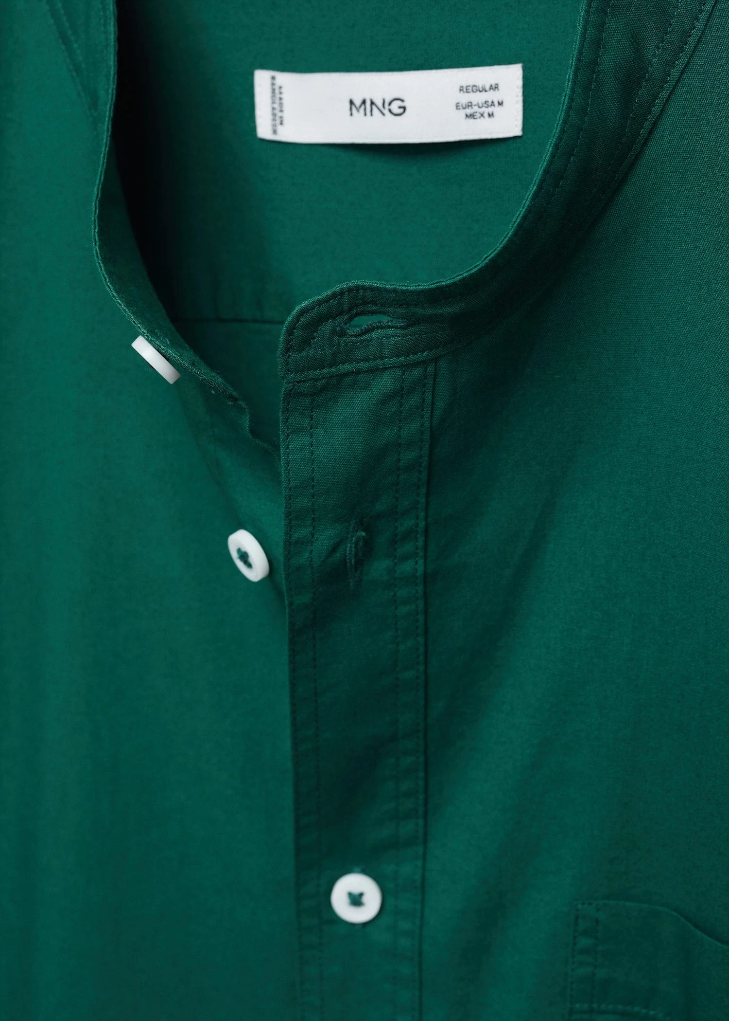 Chemise 100 % Coton Col Mao 8 Chemise 100 % Coton Col Mao – Image 6