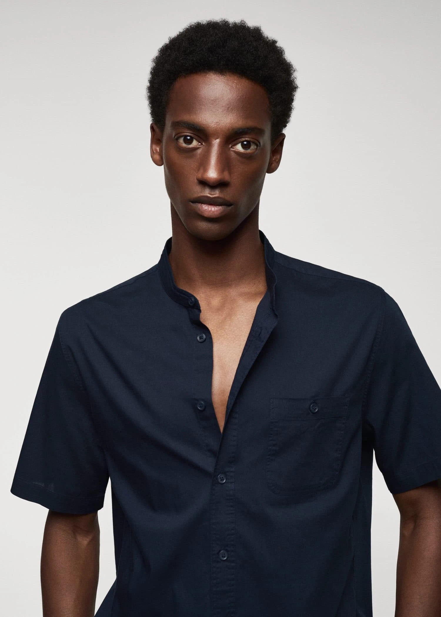 Chemise 100 % Coton Col Mao 13 Chemise 100 % Coton Col Mao – Image 11