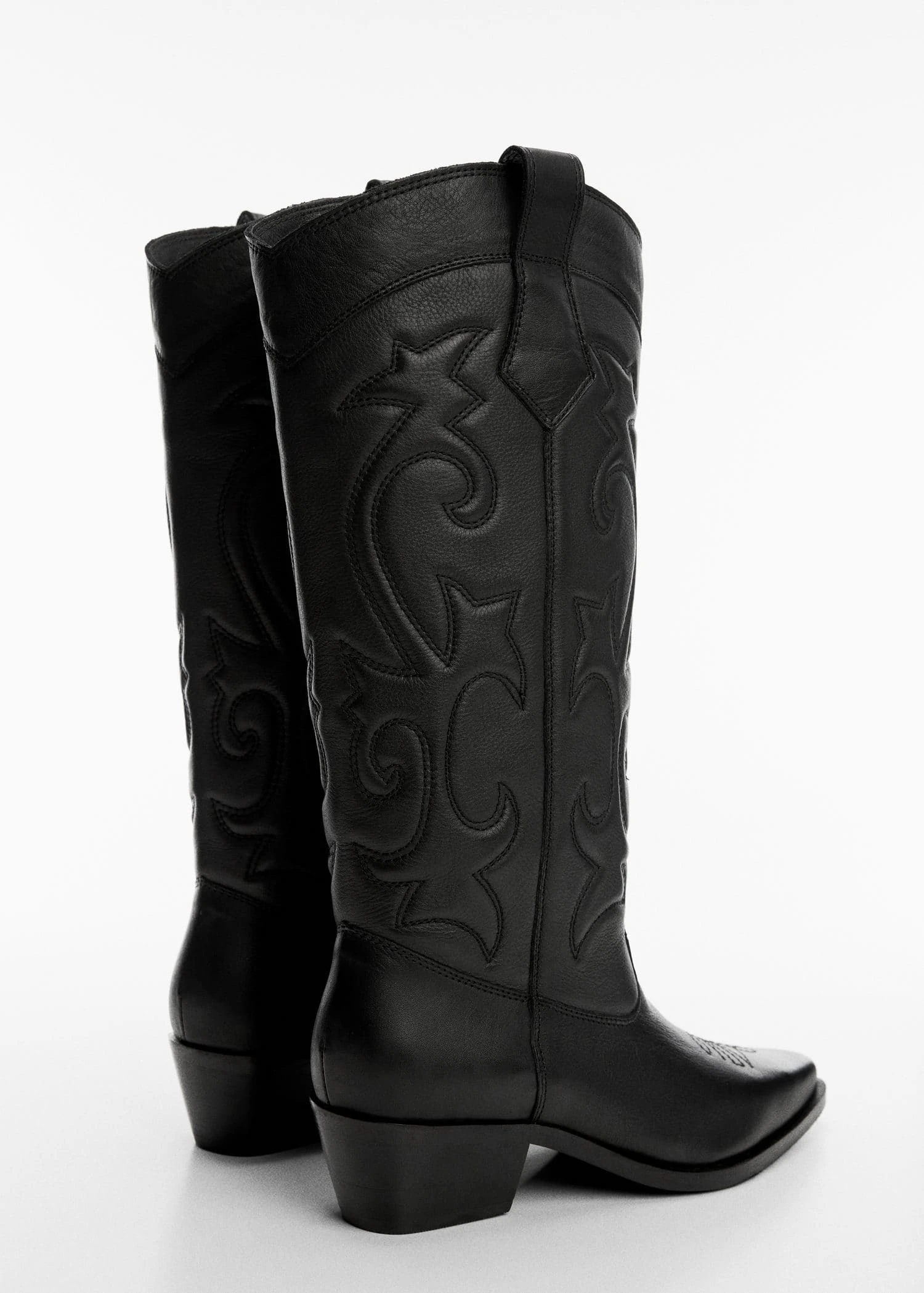 Bottes Cowboy Cuir 4 Bottes Cowboy Cuir – Image 2