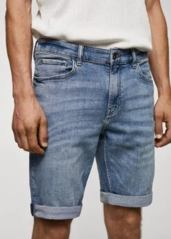 Bermuda En Jean Slim Fit -Vêtements Pascher 57075786 TM D1