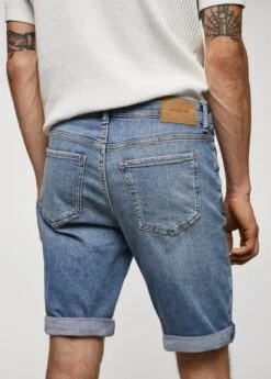 Bermuda En Jean Slim Fit -Vêtements Pascher 57075786 TM D4