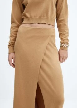 Jupe Portefeuille En Maille -Vêtements Pascher 57075794 09 D1