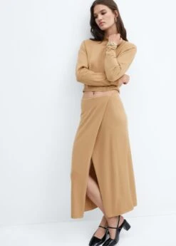 Jupe Portefeuille En Maille -Vêtements Pascher 57075794 09 D2