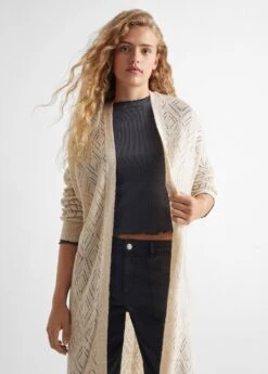 Cardigan Long Maille Ajourée -Vêtements Pascher 57075953 05