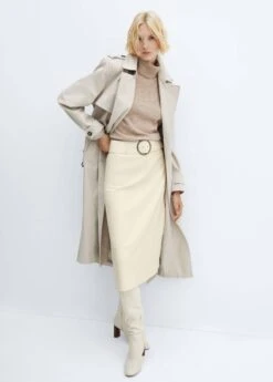 Jupe Midi Ceinture Similicuir -Vêtements Pascher 57075965 05 D6