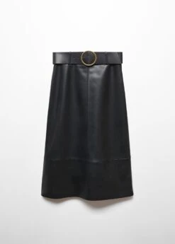 Jupe Midi Ceinture Similicuir -Vêtements Pascher 57075965 99 B