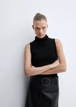 Jupe Midi Ceinture Similicuir -Vêtements Pascher 57075965 99 D2