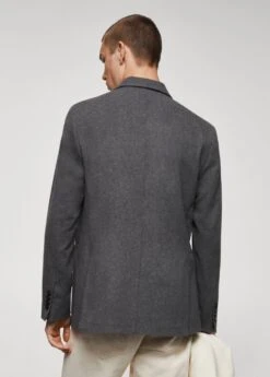 Veste Slim Fit Laine à Petits Carreaux -Vêtements Pascher 57077707 92 R