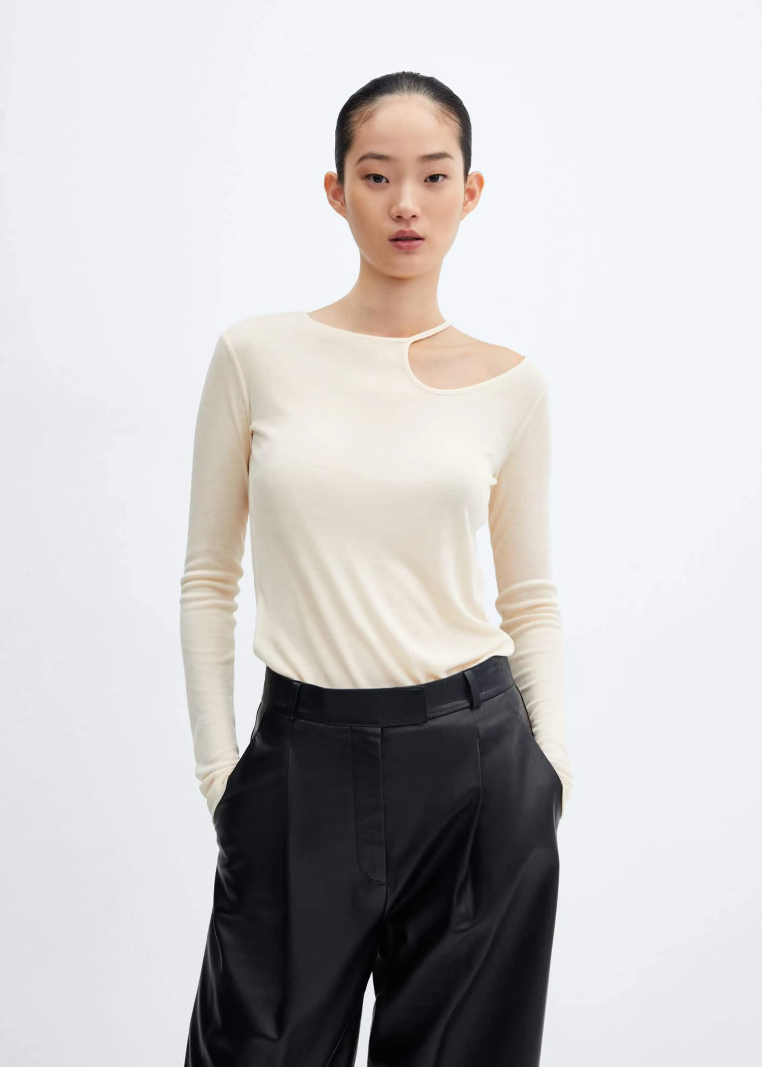 T-shirt Lyocell épaule Dénudée 3 T-shirt Lyocell épaule Dénudée