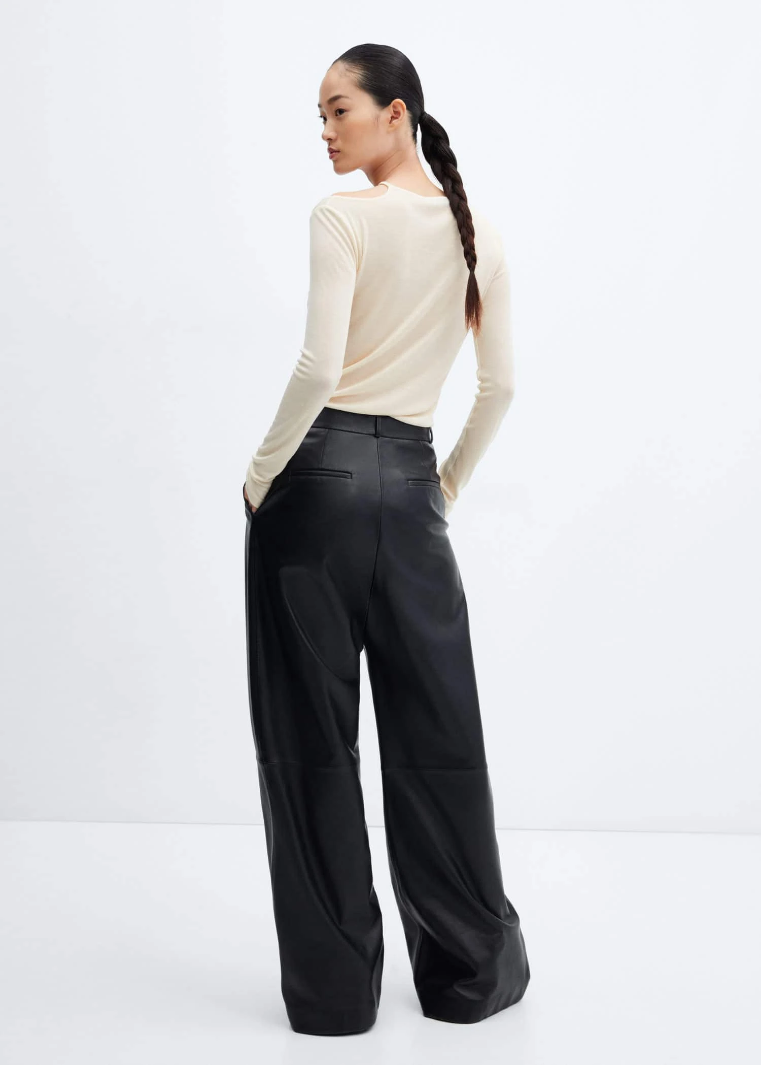 T-shirt Lyocell épaule Dénudée 5 T-shirt Lyocell épaule Dénudée – Image 3