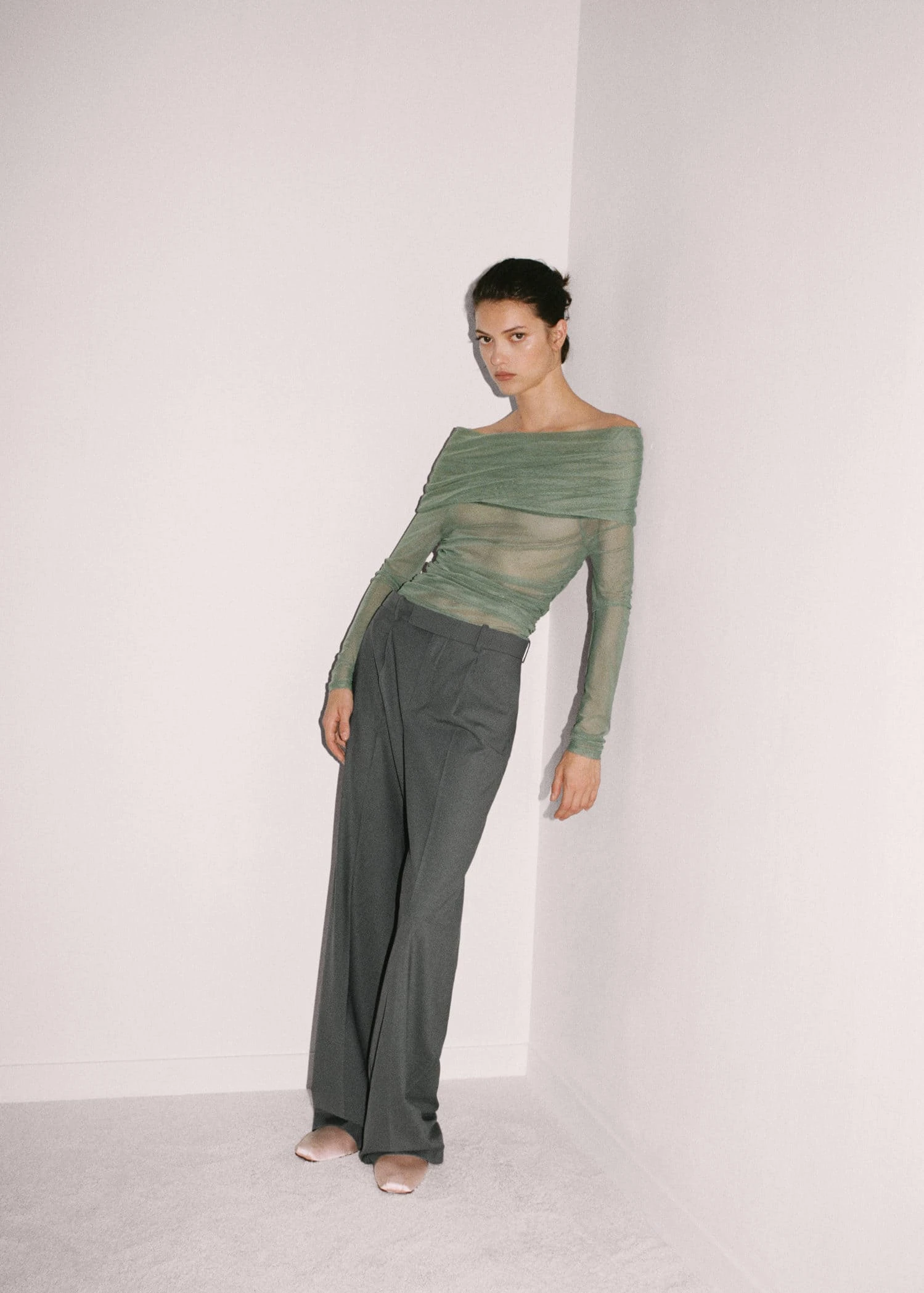 Pantalon Droit Laine 8 Pantalon Droit Laine – Image 6