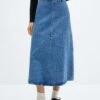 Jupe Midi Denim -Vêtements Pascher 57078266 TM