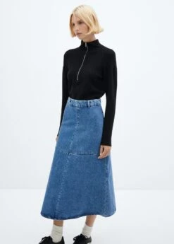 Jupe Midi Denim 13 Jupe Midi Denim -Vêtements Pascher 57078266 TM D1