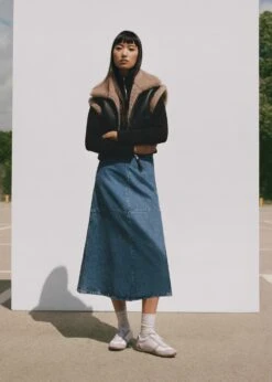 Jupe Midi Denim 15 Jupe Midi Denim -Vêtements Pascher 57078266 TM D6