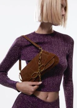 Sac Cuir Anse Métallique