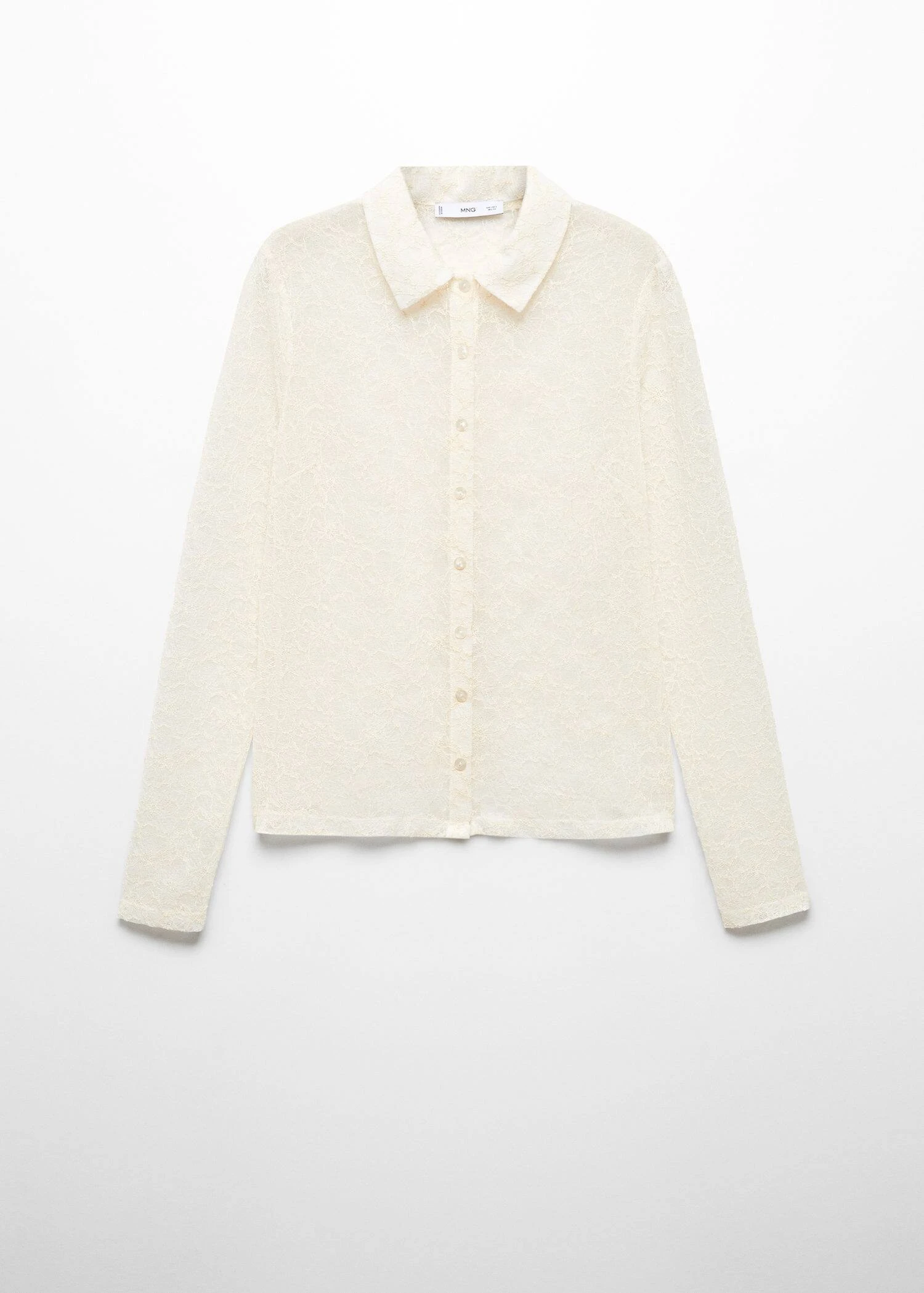 Chemise Dentelle Semi-transparente 11 Chemise Dentelle Semi-transparente – Image 9