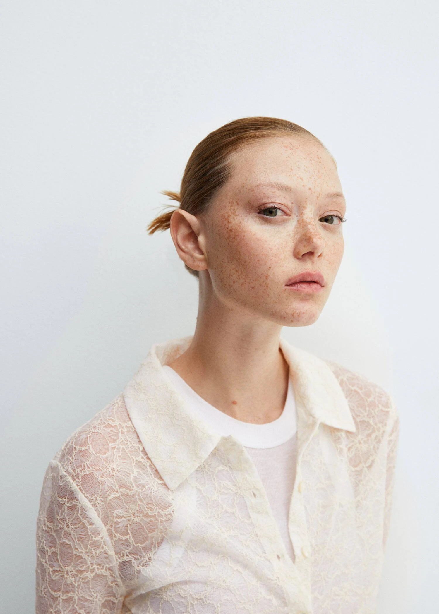 Chemise Dentelle Semi-transparente 6 Chemise Dentelle Semi-transparente – Image 4