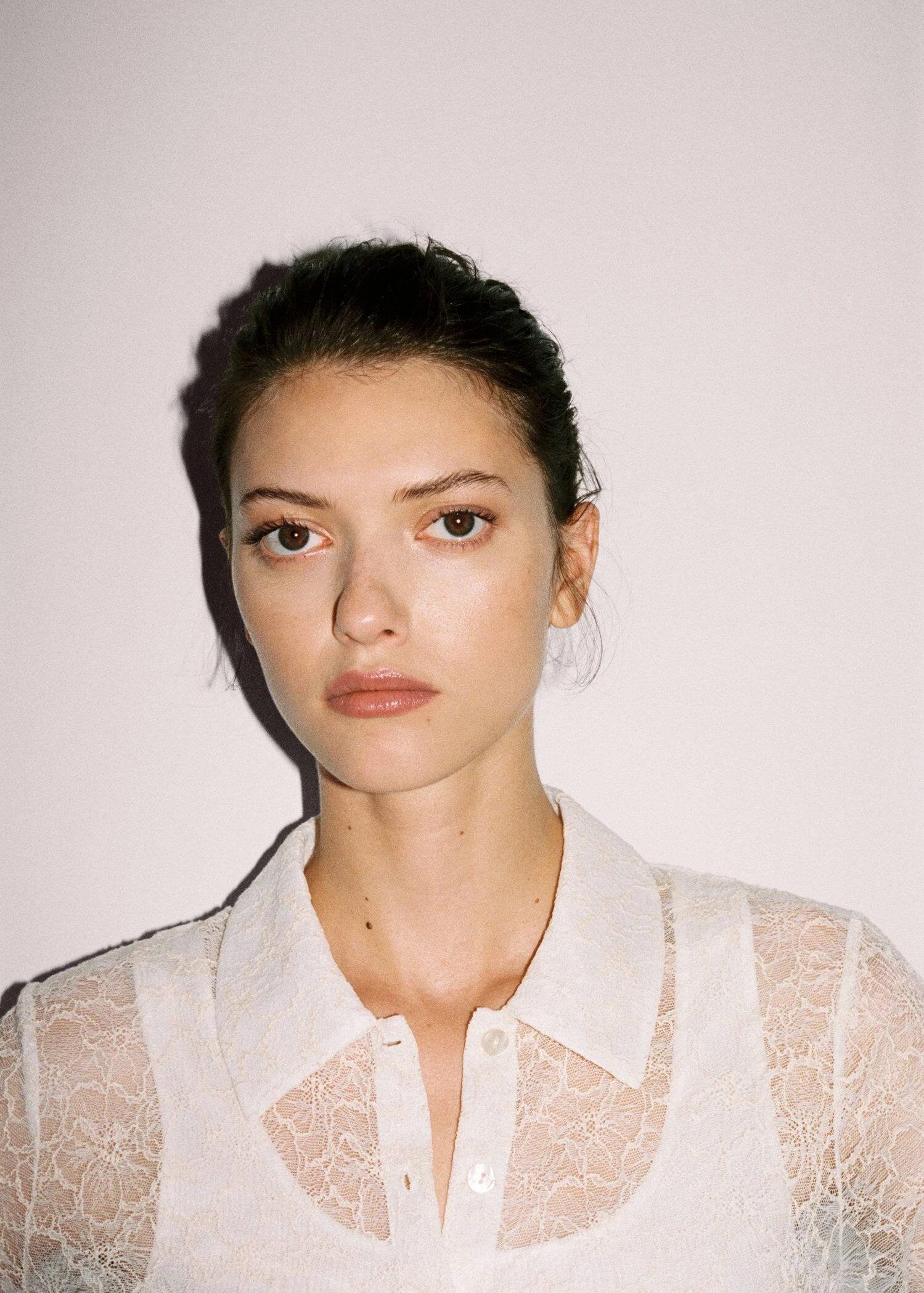 Chemise Dentelle Semi-transparente 8 Chemise Dentelle Semi-transparente – Image 6