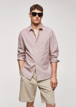 Chemise Rayures Bicolores 100 % Coton 23 Chemise Rayures Bicolores 100 % Coton -Vêtements Pascher 57082504 63