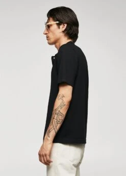 Polo Boutonné Maille Fine -Vêtements Pascher 57082511 99 D2