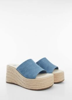 Sandales Plateforme Corde