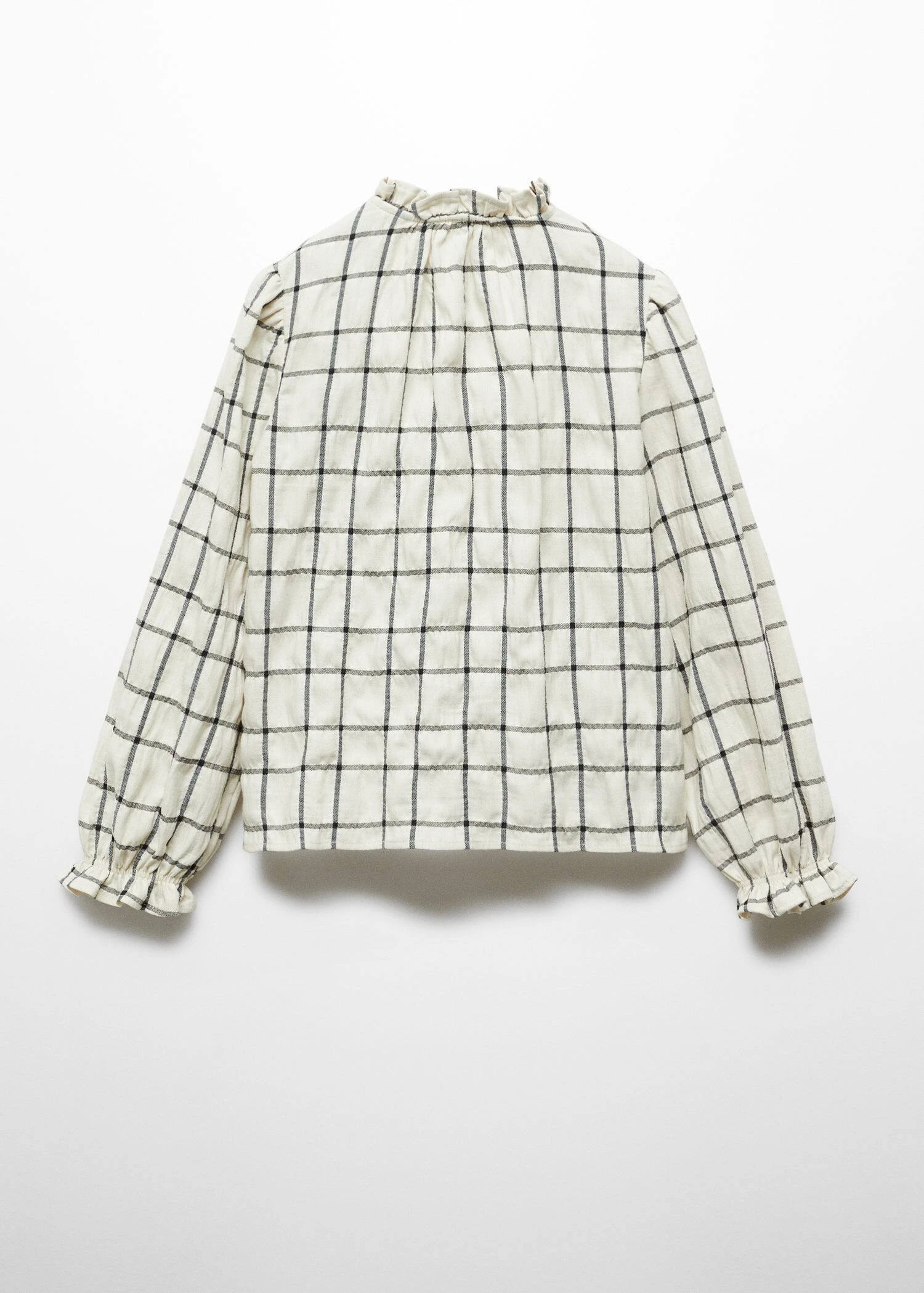 Blouse à Carreaux Coton 6 Blouse à Carreaux Coton – Image 4