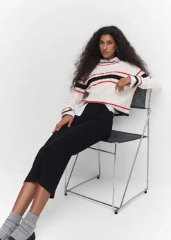 Pull-over Torsades Détail Rayures -Vêtements Pascher 57083794 05 D2