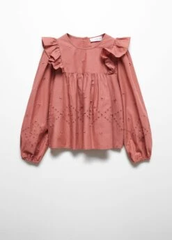 Blouse Coton Volantée