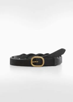 Ceinture Cuir Boucle Effet Usé -Vêtements Pascher 57084034 99 B