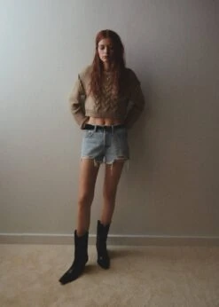 Ceinture Cuir Boucle Effet Usé -Vêtements Pascher 57084034 99 D9