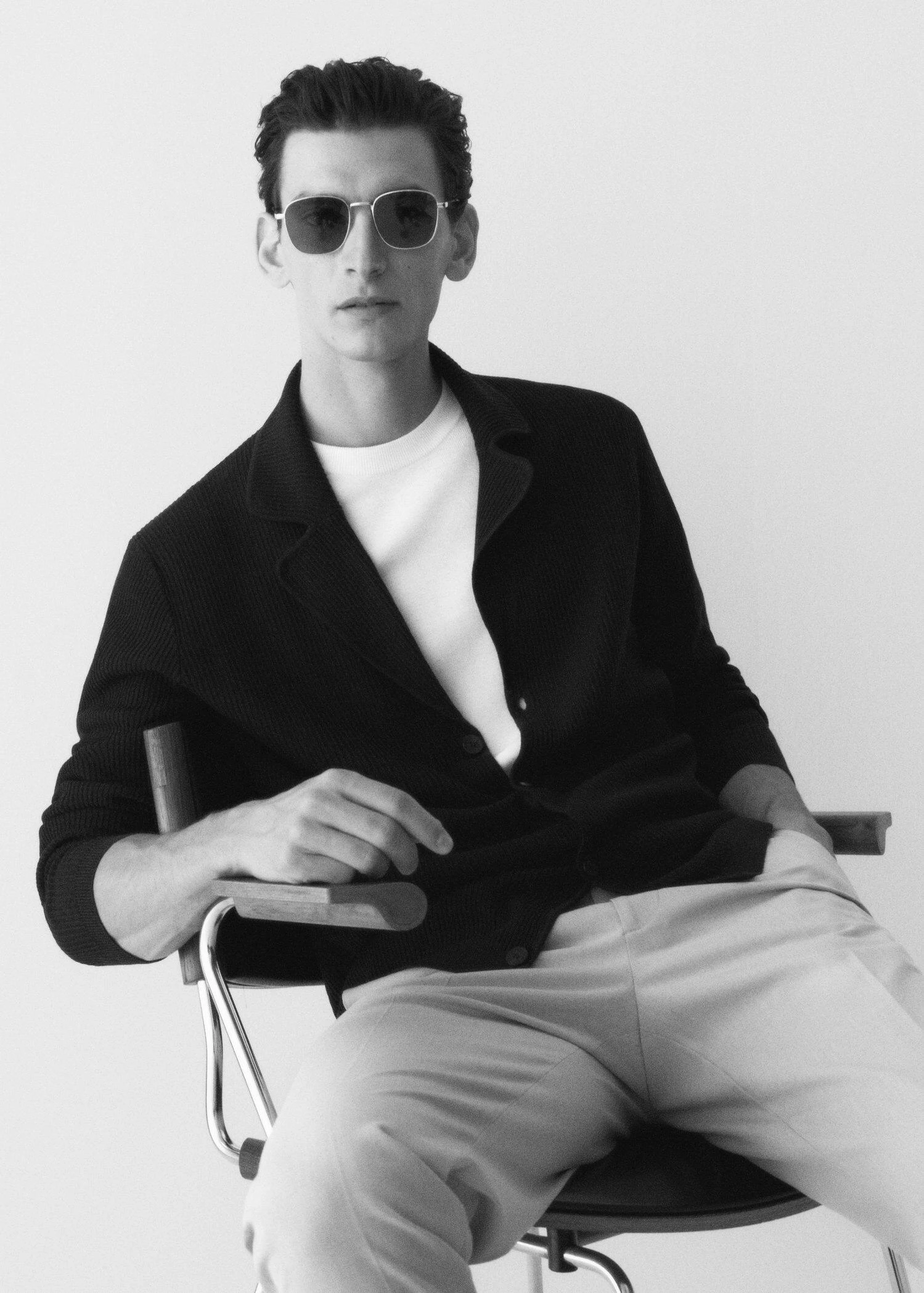 Cardigan Maille Fine Côtelée 8 Cardigan Maille Fine Côtelée – Image 6