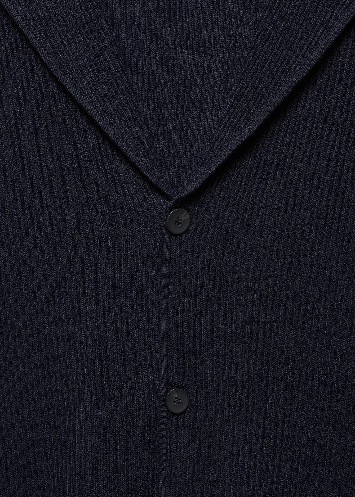 Cardigan Maille Fine Côtelée 9 Cardigan Maille Fine Côtelée – Image 7