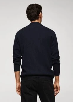 Cardigan Maille Fine Côtelée 12 Cardigan Maille Fine Côtelée -Vêtements Pascher 57084399 56 R