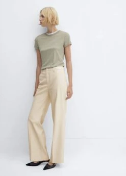 Pantalon Wideleg Similicuir -Vêtements Pascher 57084405 05 D6