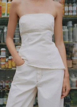 Top Bustier En Denim -Vêtements Pascher 57084427 02 D7