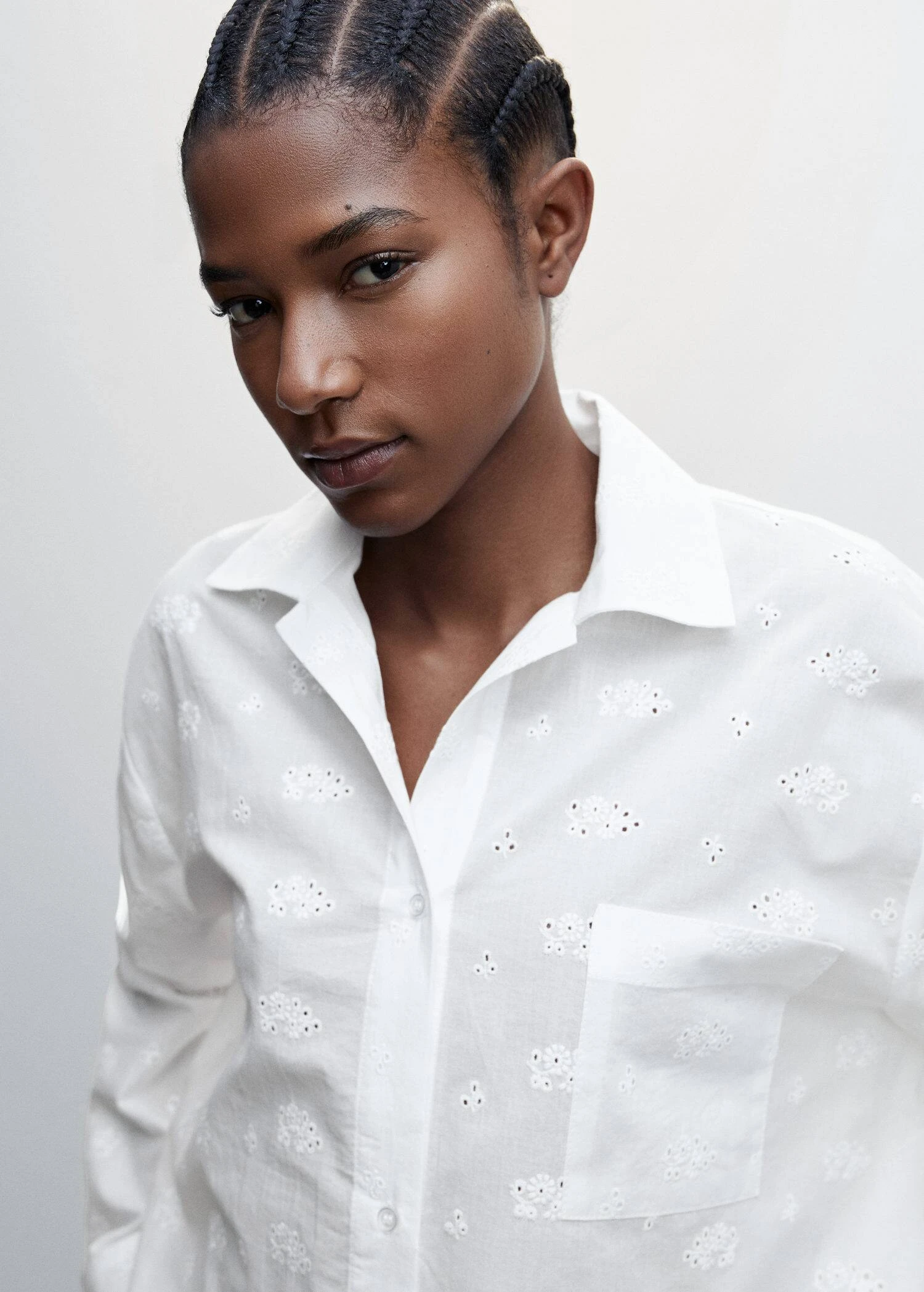 Chemise Pyjama Détails Ajourés 6 Chemise Pyjama Détails Ajourés – Image 4