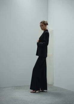 Pantalon Tailleur Palazzo Détails Satinés 13 Pantalon Tailleur Palazzo Détails Satinés -Vêtements Pascher 57084783 99 D2