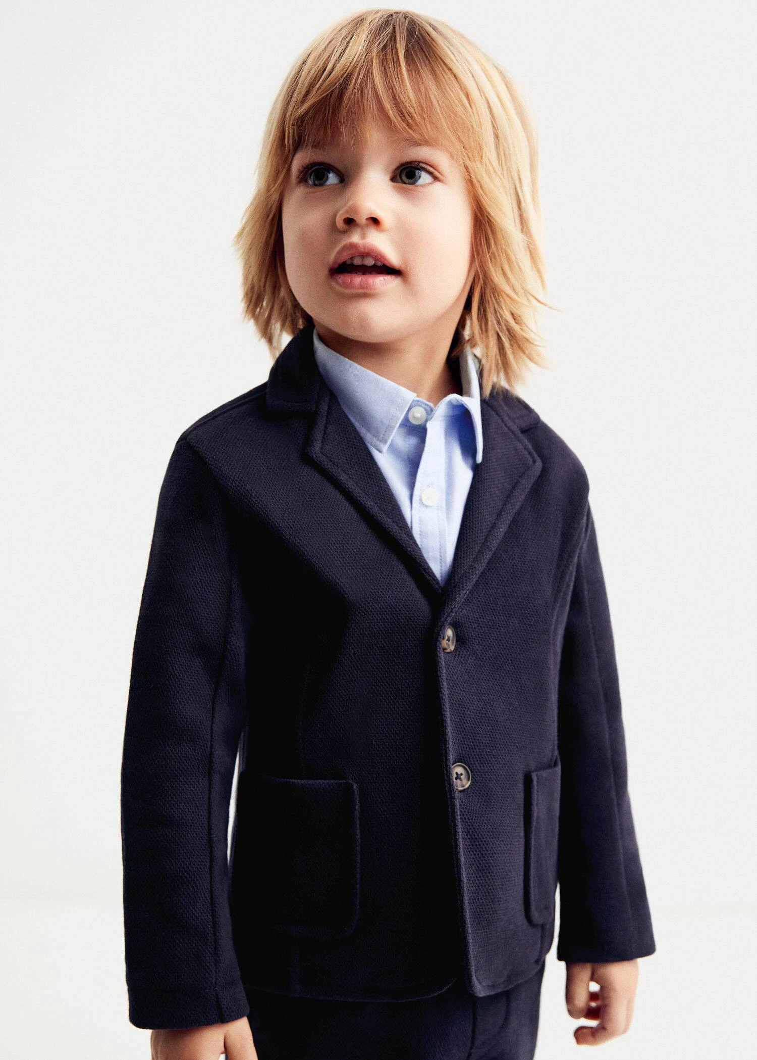 Veste Costume Regular Fit Texturée 5 Veste Costume Regular Fit Texturée – Image 3