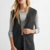 Cardigan Sans Manches Maille Côtelée -Vêtements Pascher 57085952 92