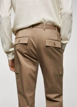 Pantalon Cargo Slim Fit En Coton 35 Pantalon Cargo Slim Fit En Coton -Vêtements Pascher 57085963 35 D4